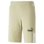 Short de Sport Puma Essentials Block Tape Gris Blanc de Puma, Homme - Réf : S64110001, Prix : 40,96 €, Remise : %