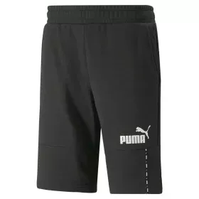 Sports Shorts Puma Essentials Block Tape Black by Puma, Men - Ref: S64110002, Price: 43,02 €, Discount: %