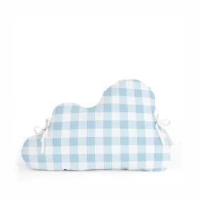 Protetor de berço HappyFriday Basic Kids Vichy Azul 60 x 40 cm de HappyFriday, Acessórios de cama - Ref: D1611838, Preço: 13,...