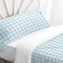 Parure de couette HappyFriday Basic Kids Bleu Lit 1 persone Vichy 2 Pièces de HappyFriday, Couettes et housses de couette - R...