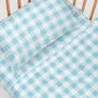 Bedding set HappyFriday Basic Kids Vichy Blue Baby Crib 2 Pieces by HappyFriday, Bed linen for cots - Ref: D1611843, Price: 2...