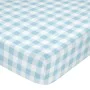 Sábana Bajera HappyFriday BASIC KIDS Azul 90 x 200 x 32 cm de HappyFriday, Sábanas y fundas de almohada - Ref: D1611847, Prec...