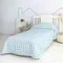 Bedspread (quilt) HappyFriday Basic Kids Blue 200 x 260 cm by HappyFriday, Patchwork Quilts & Coverlets - Ref: D1611850, Pric...