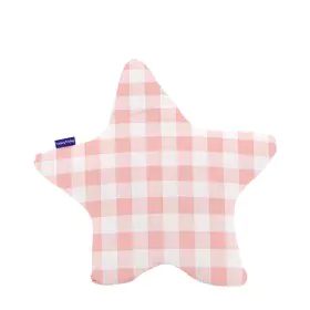 Cushion HappyFriday Basic Pink Star Gingham 50 x 50 cm by HappyFriday, Back & Body Pillows - Ref: D1611862, Price: 10,73 €, D...