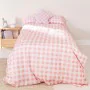 Parure de couette HappyFriday Basic Kids Rose Lit 1 persone Vichy 2 Pièces de HappyFriday, Couettes et housses de couette - R...