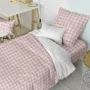 Parure de couette HappyFriday Basic Kids Rose Lit 1 persone Vichy 2 Pièces de HappyFriday, Couettes et housses de couette - R...