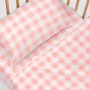 Bedding set HappyFriday Basic Kids Vichy Pink Baby Crib 2 Pieces by HappyFriday, Bed linen for cots - Ref: D1611869, Price: 2...