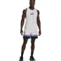 Calções de Basquetebol para Homem Under Armour Baselin Branco de Under Armour, Homem - Ref: S64110327, Preço: 39,06 €, Descon...