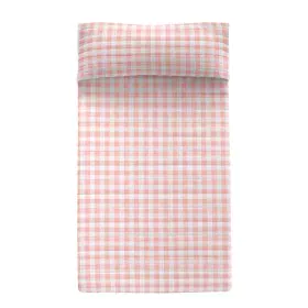 Bedspread (quilt) HappyFriday Basic Kids Pink 180 x 260 cm Gingham by HappyFriday, Patchwork Quilts & Coverlets - Ref: D16118...