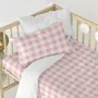 Duvet cover set HappyFriday Basic Kids Pink Baby Crib Gingham 2 Pieces by HappyFriday, Quilts and quilt covers - Ref: D161188...