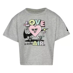 T shirt à manches courtes Enfant Nike Knit Gris de Nike, Fille - Réf : S64110397, Prix : 19,35 €, Remise : %