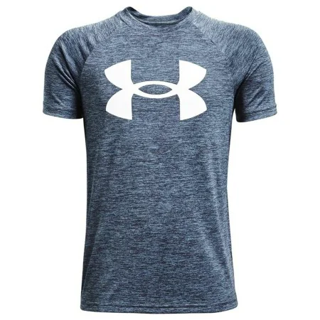 Camisola de Manga Curta Criança Under Armour Tech Twist SS Azul Anil de Under Armour, Menino - Ref: S64110400, Preço: 17,32 €...