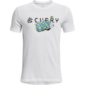 Maglia a Maniche Corte Bambino Under Armour Curry Trolly Bianco di Under Armour, Bambino - Rif: S64110401, Prezzo: 23,52 €, S...