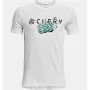 Camiseta de Manga Corta Niño Under Armour Curry Trolly Blanco de Under Armour, Niño - Ref: S64110401, Precio: 23,52 €, Descue...