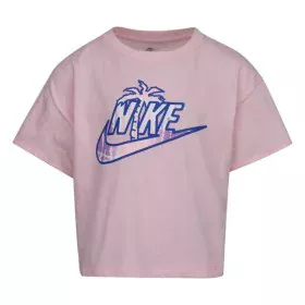 Camisola de Manga Curta Infantil Nike Knit Cor de Rosa de Nike, Menina - Ref: S64110403, Preço: 15,71 €, Desconto: %