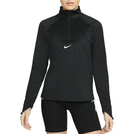 Camicia a Maniche Lunghe Donna Nike Dri-FIT Element Running Nero di Nike, Donna - Rif: S64110404, Prezzo: 62,93 €, Sconto: %