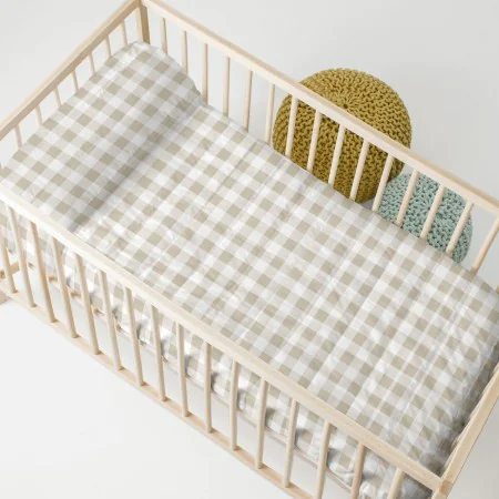 Bedspread (quilt) HappyFriday BASIC KIDS Beige 100 x 130 cm Baby Crib by HappyFriday, Blankets and bedcovers - Ref: D1611888,...