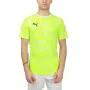 Camisola de Manga Curta Homem Puma Teamliga Amarelo Padel de Puma, Homem - Ref: S64110431, Preço: 29,22 €, Desconto: %