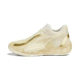 Basketballschuhe für Erwachsene Puma Rise NITRO Gold Beige von Puma, Turnschuhe - Ref: S64110462, Preis: 95,36 €, Rabatt: %