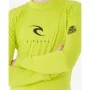 Maglia a Maniche Corte per Bambini Rip Curl Corps L/S Rash Vest Giallo Surf Lycra di Rip Curl, Bambino - Rif: S64110485, Prez...