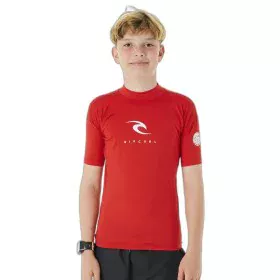 Camisola de Manga Curta Criança Rip Curl Corps L/S Rash Vest Vermelho Licra Surf de Rip Curl, Menino - Ref: S64110488, Preço:...