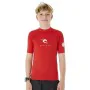 Maglia a Maniche Corte Bambino Rip Curl Corps L/S Rash Vest Rosso Lycra Surf di Rip Curl, Bambino - Rif: S64110488, Prezzo: 1...