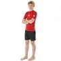 Camisola de Manga Curta Criança Rip Curl Corps L/S Rash Vest Vermelho Licra Surf de Rip Curl, Menino - Ref: S64110488, Preço:...