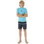 Camisola de Manga Curta Criança Rip Curl Corps L/S Rash Vest Azul Licra Surf de Rip Curl, Menino - Ref: S64110489, Preço: 19,...