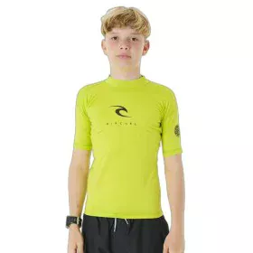 Camiseta de Manga Corta Infantil Rip Curl Corps S/S Rash Amarillo Surf Licra de Rip Curl, Niño - Ref: S64110519, Precio: 19,0...