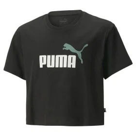 Kurzarm-T-Shirt für Kinder Puma Logo Cropped Schwarz von Puma, Mädchen - Ref: S64110528, Preis: 24,02 €, Rabatt: %