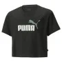 Camisola de Manga Curta Infantil Puma Logo Cropped Preto de Puma, Menina - Ref: S64110528, Preço: 24,02 €, Desconto: %