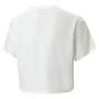 Camisola de Manga Curta Infantil Puma Logo Cropped Branco de Puma, Menina - Ref: S64110529, Preço: 18,63 €, Desconto: %