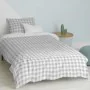 Duvet cover set HappyFriday Basic Kids Grey Single Gingham 2 Pieces by HappyFriday, Quilts and quilt covers - Ref: D1611917, ...