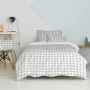 Duvet cover set HappyFriday Basic Kids Grey Single Gingham 2 Pieces by HappyFriday, Quilts and quilt covers - Ref: D1611917, ...