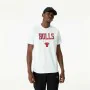 t-shirt de basket New Era NBA Chicago Bulls Blanc de New Era, Homme - Réf : S64110565, Prix : 31,73 €, Remise : %