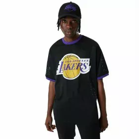 T-shirt de basquetebol New Era Mesh LA Lakers Preto de New Era, Homem - Ref: S64110570, Preço: 39,06 €, Desconto: %