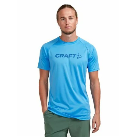 Short Sleeve T-Shirt Craft Core Essence Logo Aquamarine by Craft, Men - Ref: S64110594, Price: 21,13 €, Discount: %