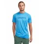 T shirt à manches courtes Craft Core Essence Logo Aigue marine de Craft, Homme - Réf : S64110594, Prix : 21,13 €, Remise : %