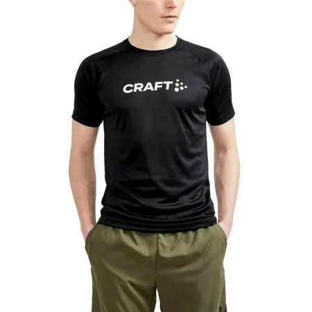 Camisola de Manga Curta Craft Core Essence Logo Preto de Craft, Homem - Ref: S64110596, Preço: 21,13 €, Desconto: %