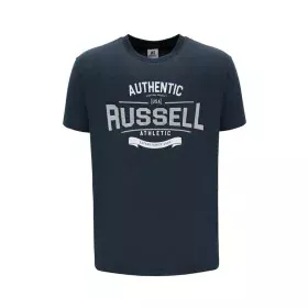 Maglia a Maniche Corte Uomo Russell Athletic Ara Blu scuro di Russell Athletic, Uomo - Rif: S64110613, Prezzo: 19,30 €, Scont...