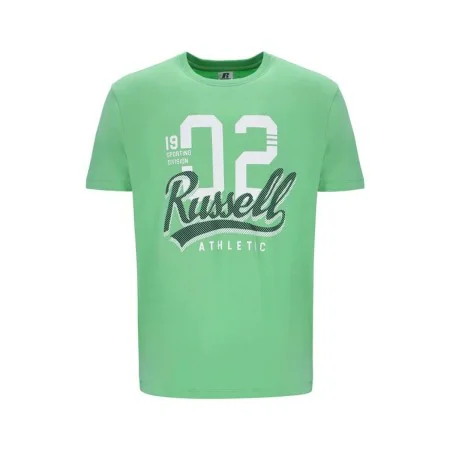 T-shirt à manches courtes homme Russell Athletic Amt A30101 Vert Vert clair de Russell Athletic, Homme - Réf : S64110621, Pri...