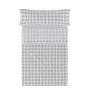 Conjunto de Lençóis HappyFriday Basic Kids Vichy Cinzento Solteiro 180 x 270 cm 2 Peças de HappyFriday, Lençóis e capas de al...