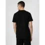 T-shirt à manches courtes homme 4F Regular Plain Noir de 4F, Homme - Réf : S64110645, Prix : 7,64 €, Remise : %