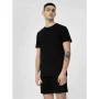 Herren Kurzarm-T-Shirt 4F Regular Plain Schwarz von 4F, Herren - Ref: S64110645, Preis: 7,64 €, Rabatt: %