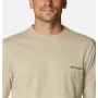 Camisola de Manga Curta Homem Columbia Csc Basic Logo™ Marrom claro Montanha de Columbia, Homem - Ref: S64110723, Preço: 23,6...