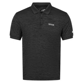 Polo à manches courtes homme Regatta Remex II Ash Gris foncé de Regatta, Homme - Réf : S64111073, Prix : 18,45 €, Remise : %