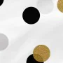 Pillowcase HappyFriday Blanc Golden Dots Multicolour 45 x 125 cm by HappyFriday, Sheets and pillowcases - Ref: D1611996, Pric...