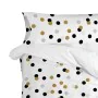 Taie d'oreiller HappyFriday Blanc Golden Dots Multicouleur 45 x 125 cm de HappyFriday, Draps et taies d'oreiller - Réf : D161...