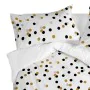 Funda de almohada HappyFriday Blanc Golden Dots Multicolor 50 x 75 cm (2 Unidades) de HappyFriday, Sábanas y fundas de almoha...