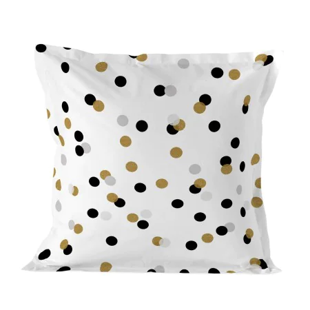 Pillowcase HappyFriday Blanc Golden Dots Multicolour 80 x 80 cm by HappyFriday, Sheets and pillowcases - Ref: D1612001, Price...